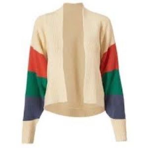 Cabi Cardigan Trio Sweater Off-white No Closure Dolman Sleeve Wrap #5630